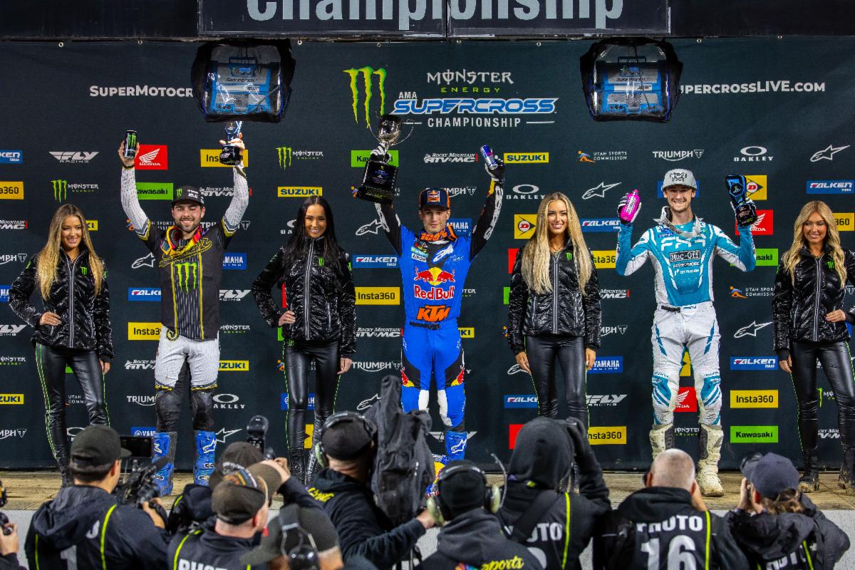 250SX Podium - Pittsburgh Supercross