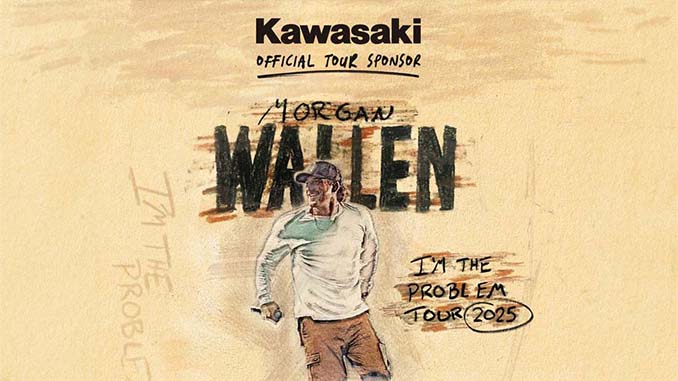 Kawasaki Becomes the Official Sponsor of Morgan Wallen's 2025 I'm