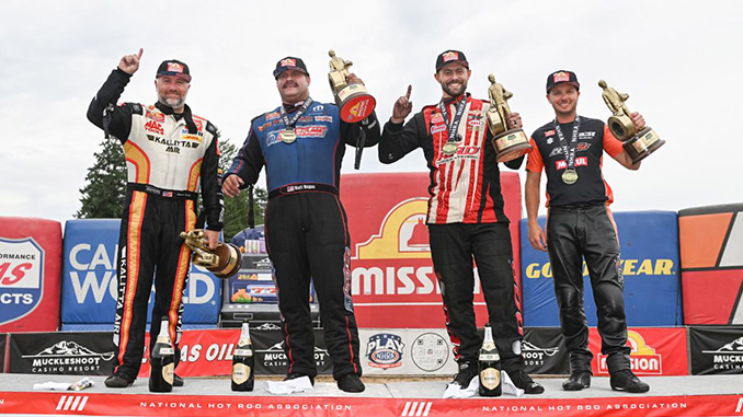 Langdon, Hagan, Glenn & Herrera Reign Supreme at Muckleshoot Casino Resort NHRA Northwest Nationals [678]