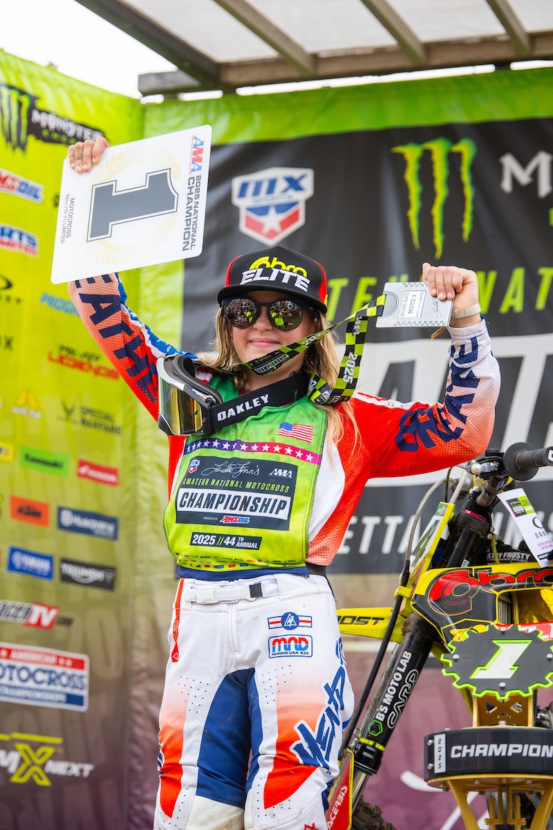 Raycin Kyler Makes History as First Female to Capture AMA National Championship in Open Class [3]