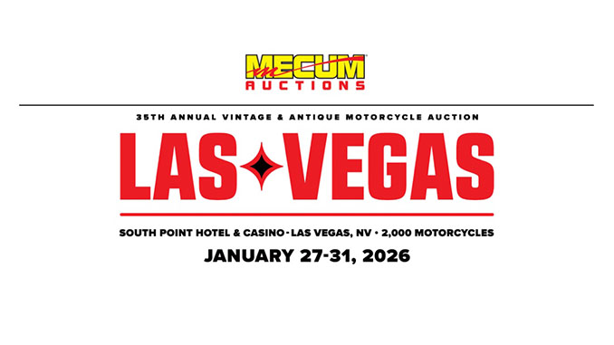Mecam Racing Logo Mecum Auctions to Bring 2,000 Motorcycles to Las Vegas January 27-31 ...
