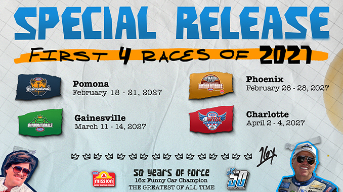 Nhra 2027 Race Schedule